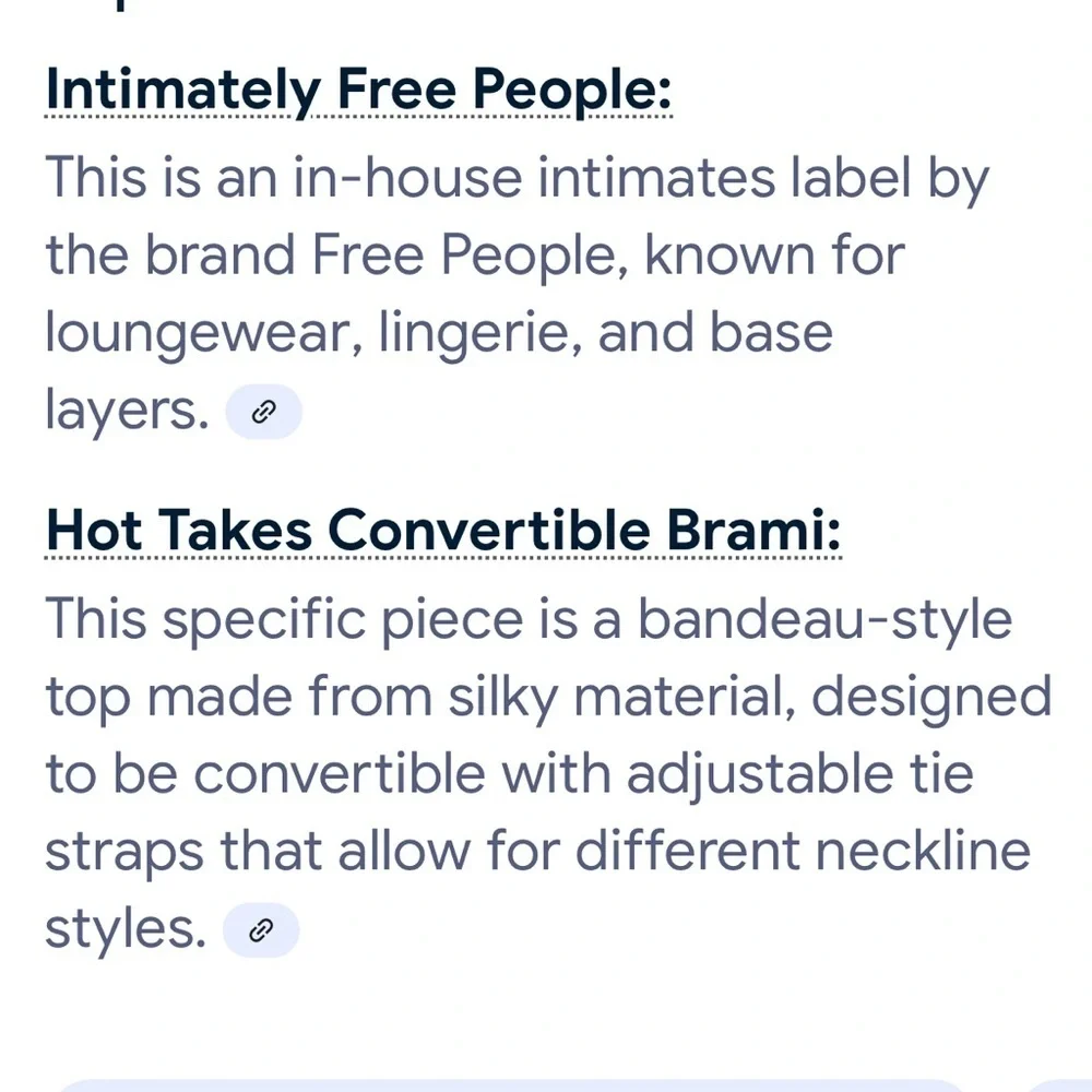 Intimately Free People EUC Gimlet Hot Takes Convertible Brami